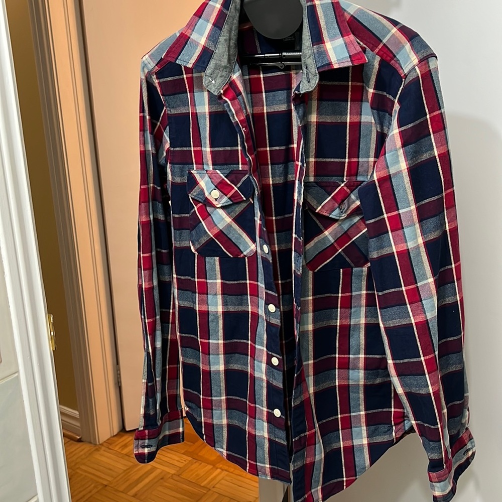 J. Crew Heavyweight LS shirt, size S.